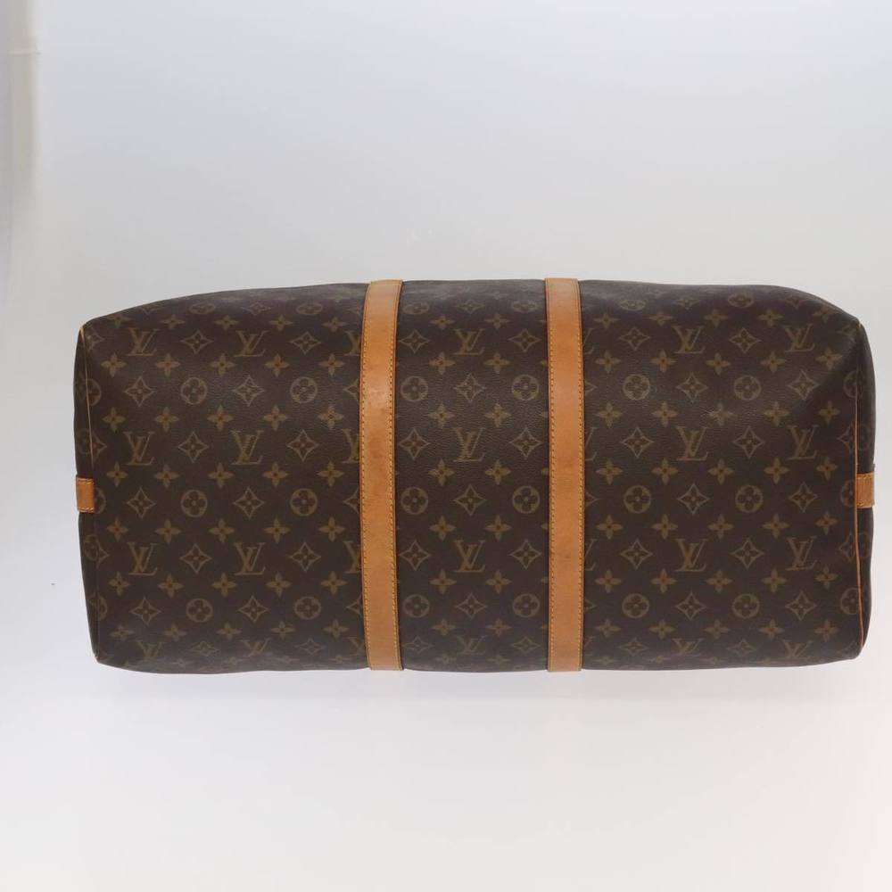 LOUIS VUITTON Monogram Keepall Bandouliere 55 Boston Bag M41414 LV Auth 95812 - Picture 5 of 16